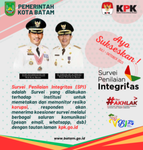 Ayo Sukseskan Survei Penilaian Integritas 2023 – DPMPTSP Kota Batam